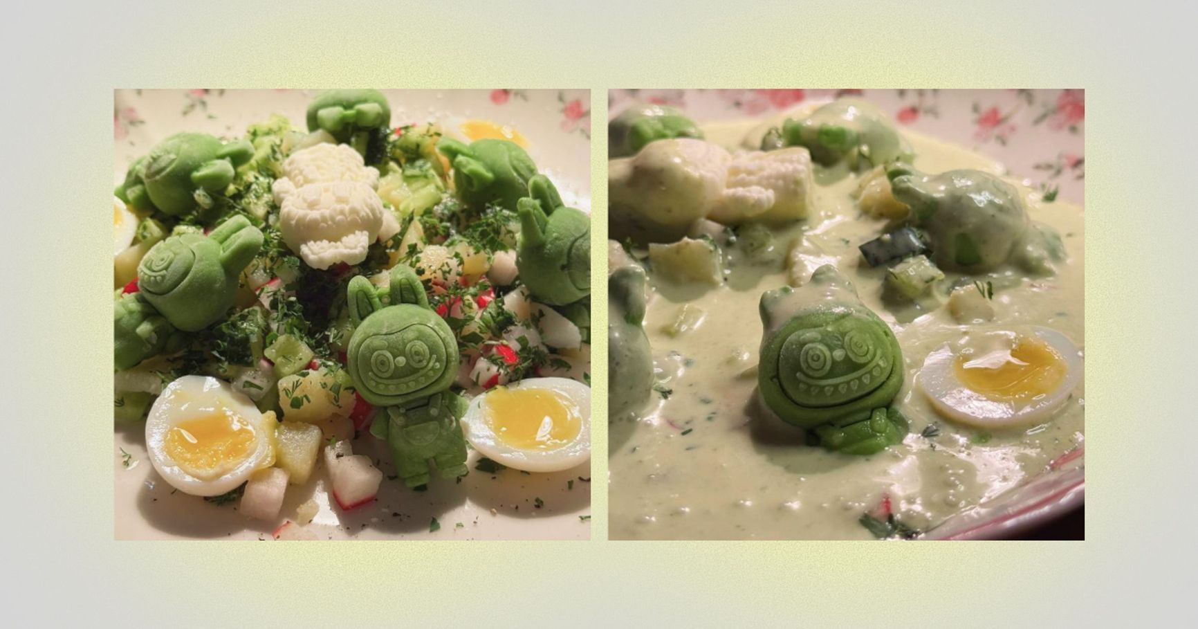 On the menu at Moscow’s Madame Roche restaurant: okroshka renamed the Seven Labubus Soup