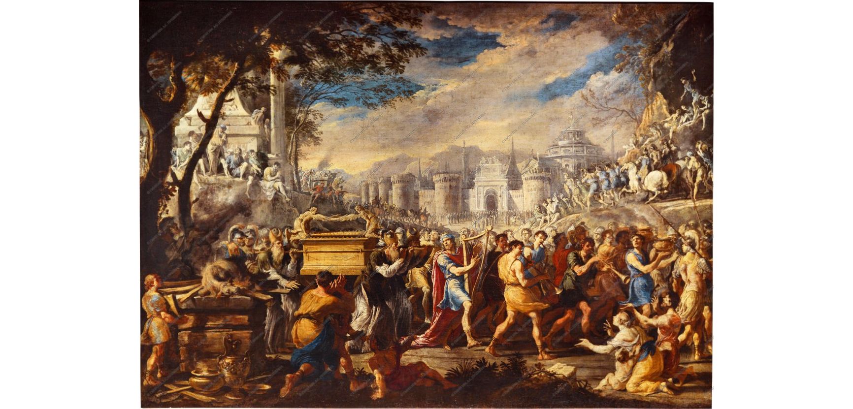 Доменико Гарджуло. Перенесение Ковчега Завета царем Давидом в Иерусалим