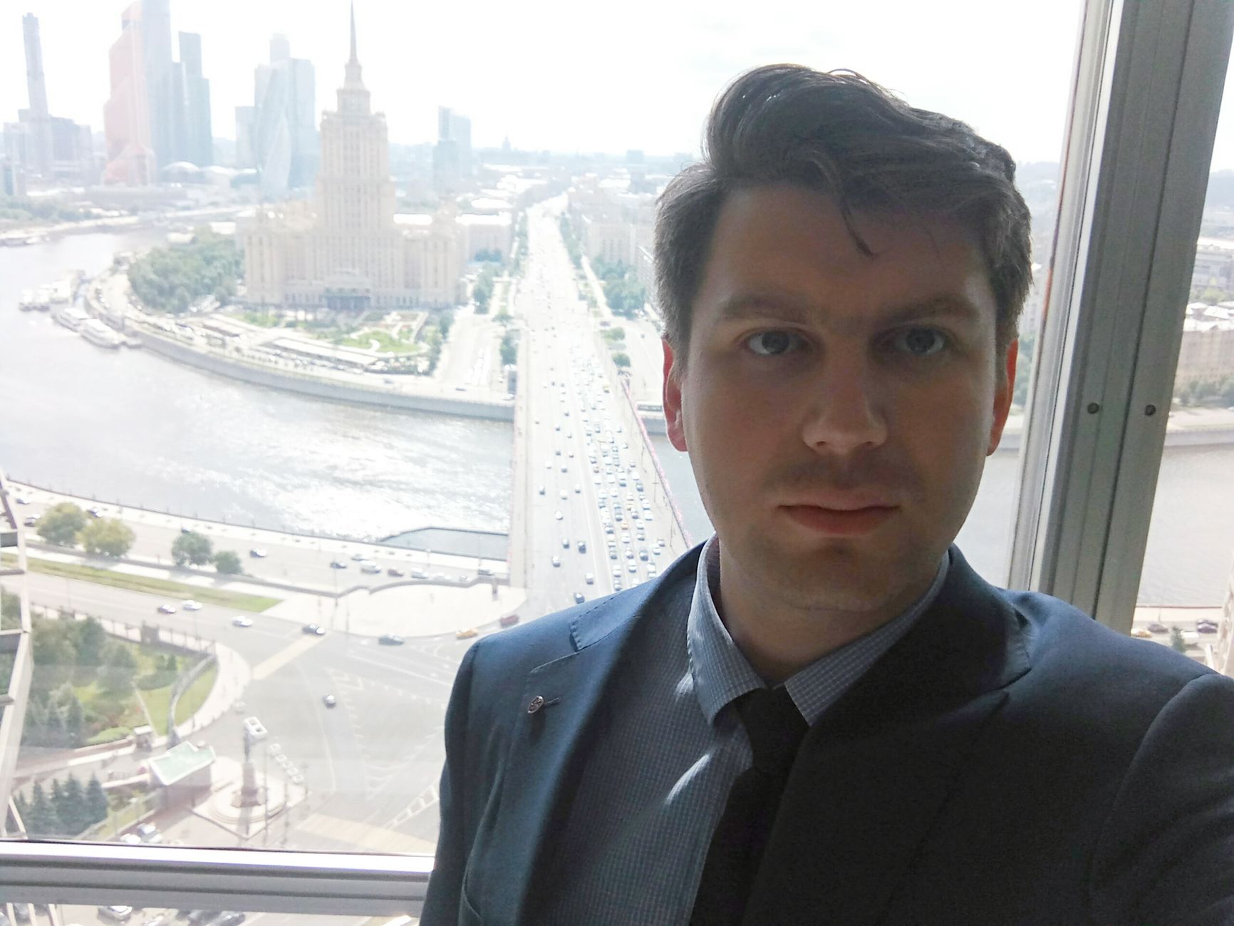 Петр Плискин, селфи из здания мэрии Москвы