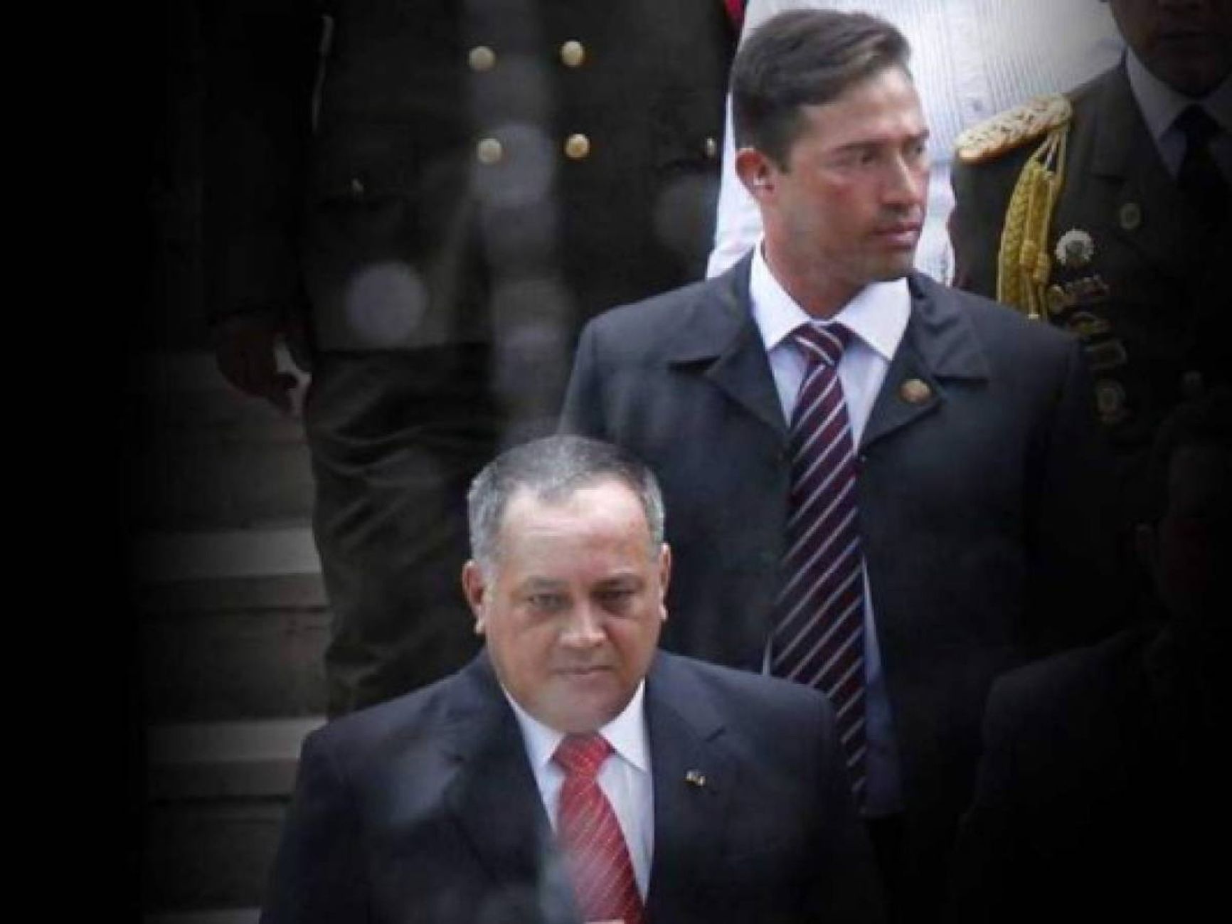 Leamsy Salazar (right) and Diosdado Cabello