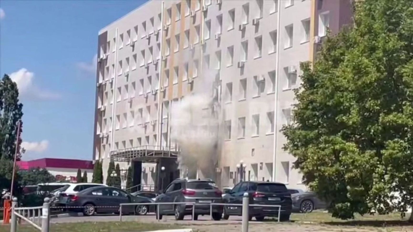 Strike on the Belgorod Regional Court