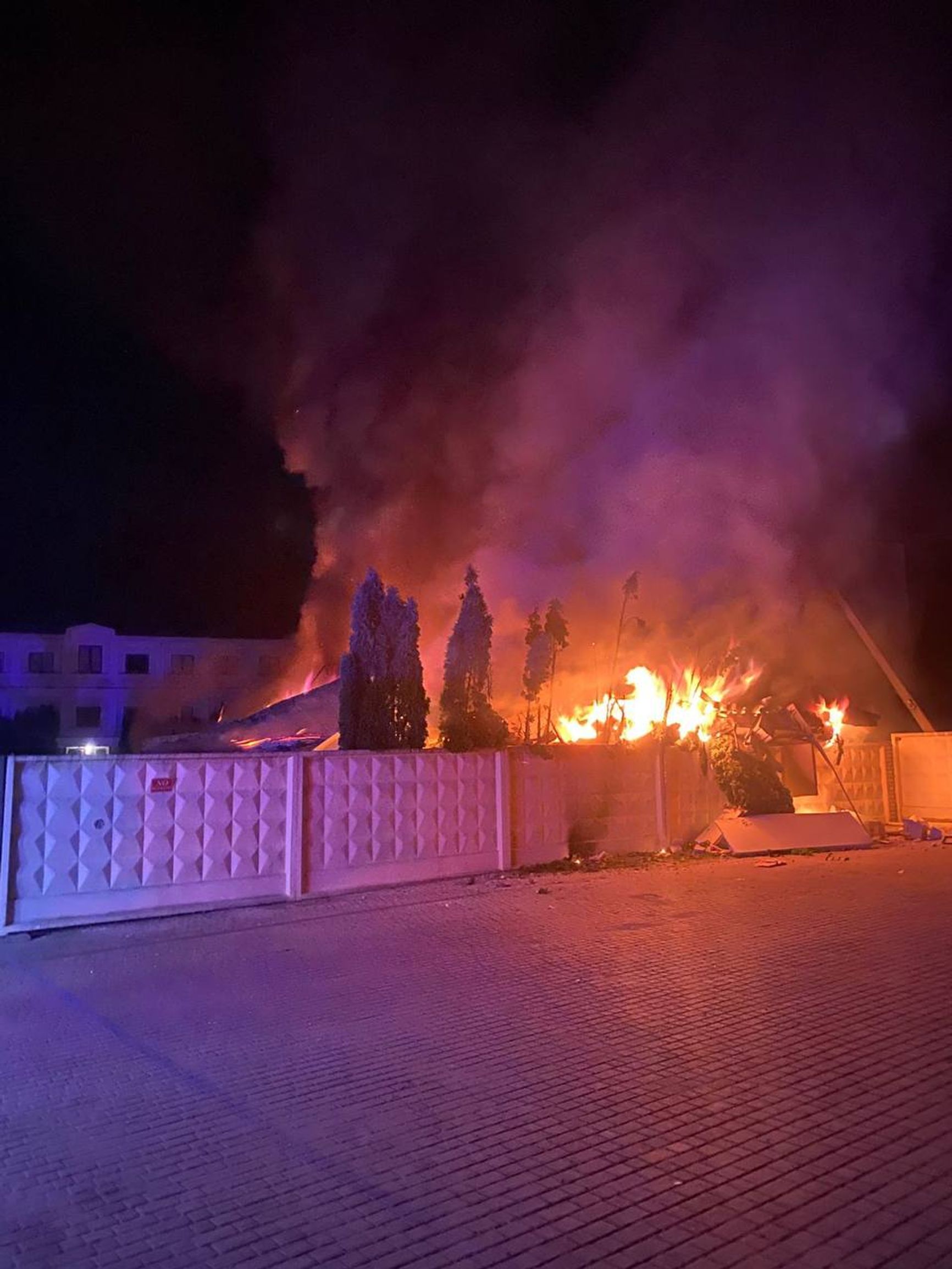 Последствия удара по предприятию в Кременчугской общине Полтавской области