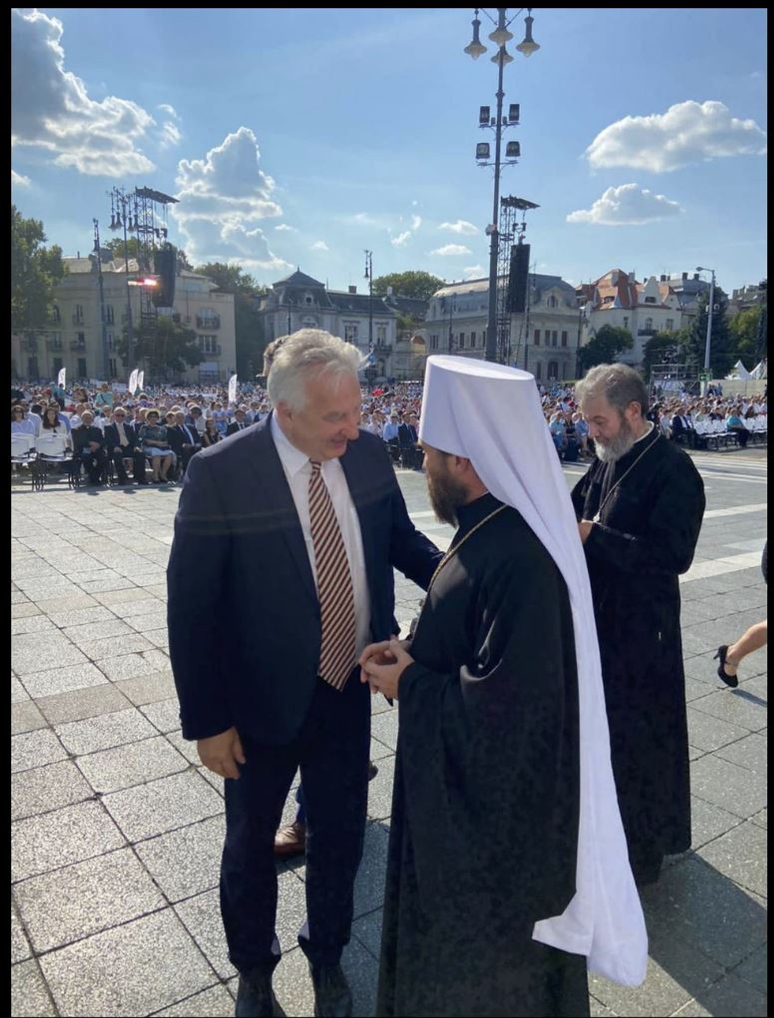 Deputy Prime Minister of Hungary Zsolt Semjén and Metropolitan Hilarion. Photo from Georgy Suzuki’s personal archive