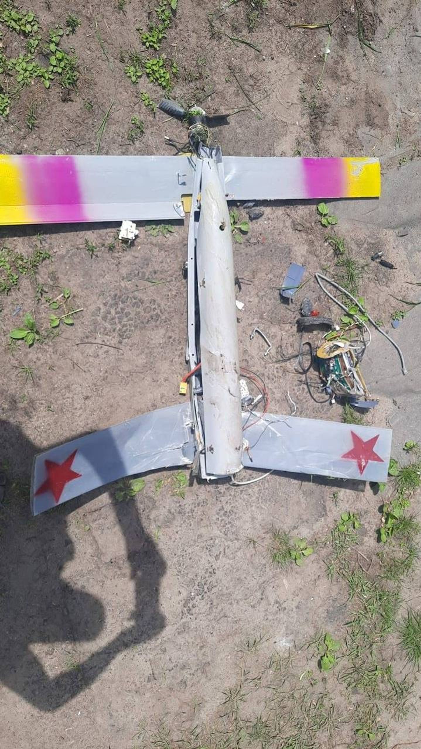 Российский дрон из «роя», атаковавшего Великий Бурлук