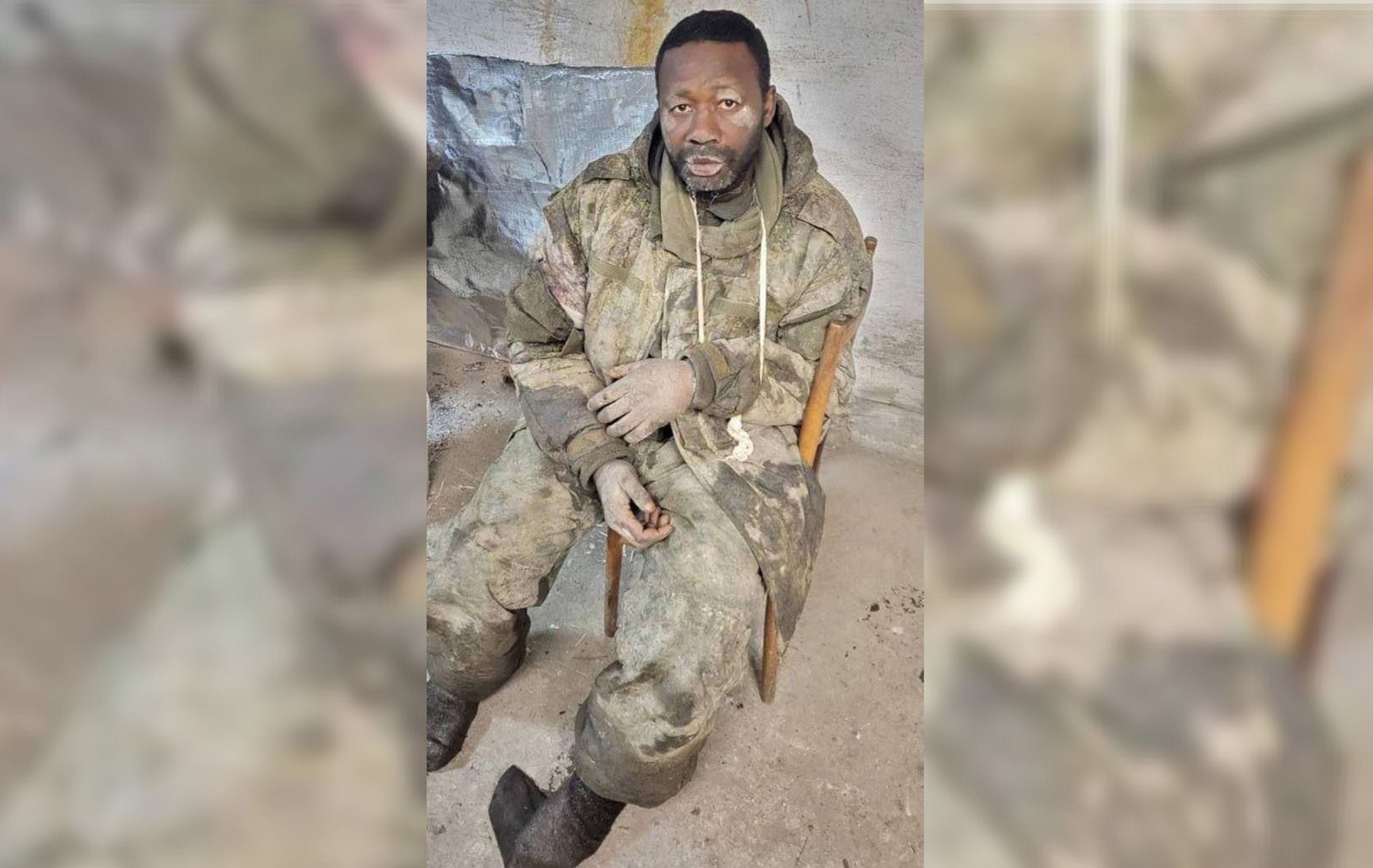 Richard was afraid that the Ukrainian soldiers would kill him, but instead, they offered him medical assistance.