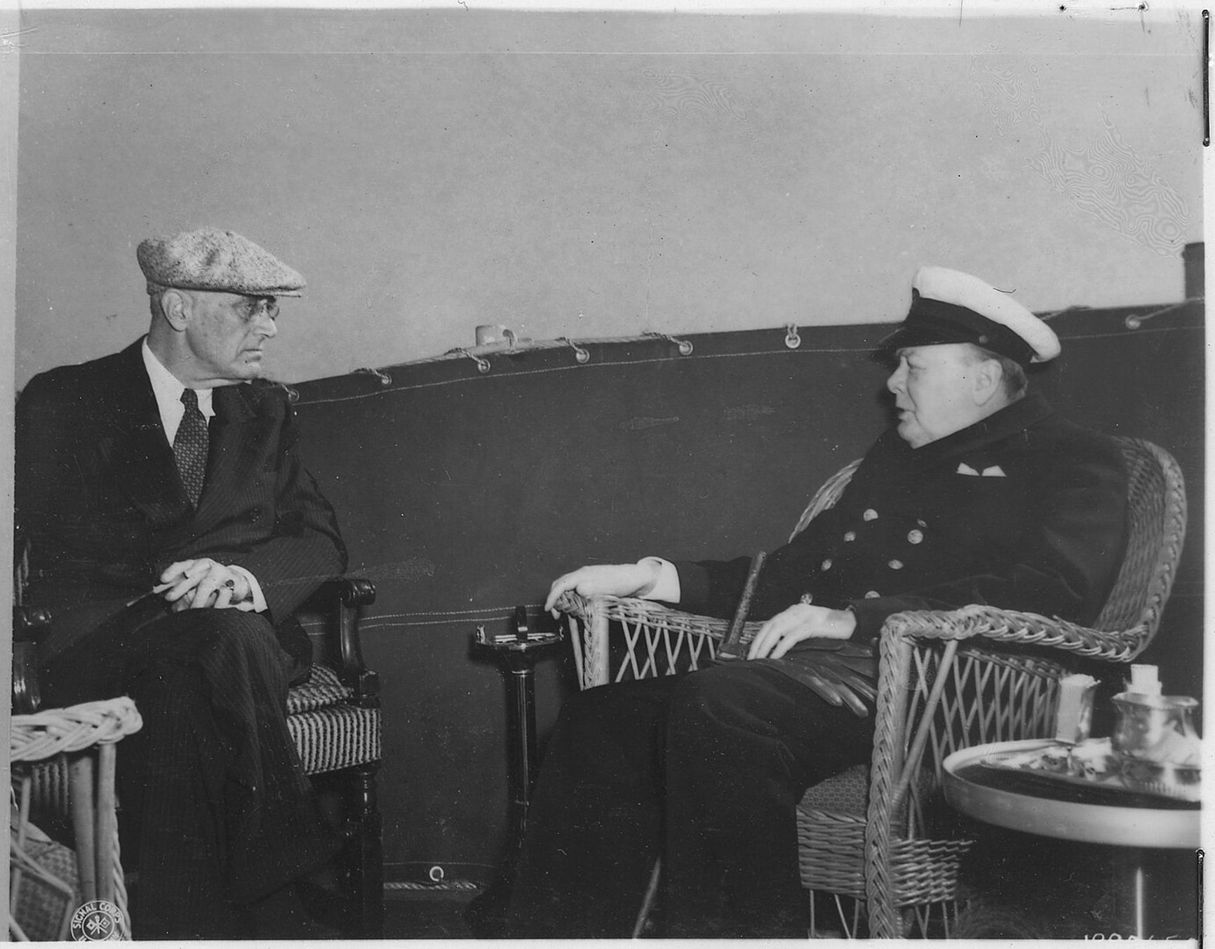 Roosevelt and Churchill in Malta