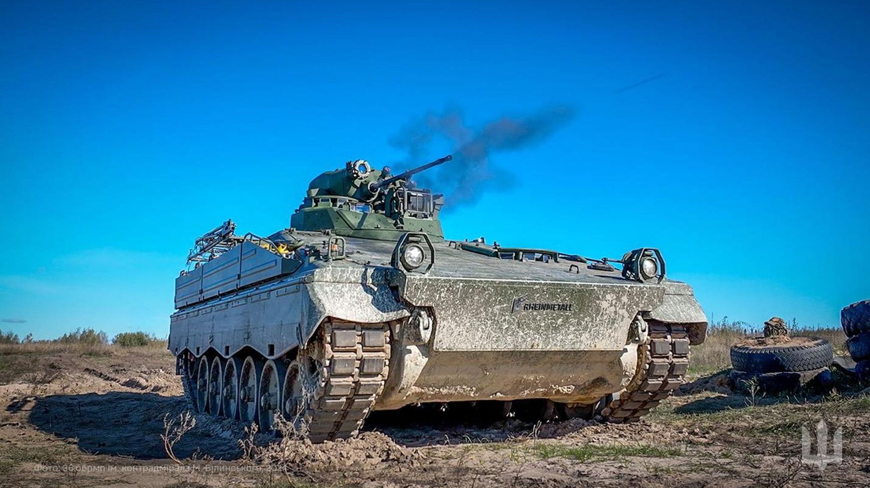 Rheinmetall-supplied Marder 1A3 infantry fighting vehicle in service with the AFU
