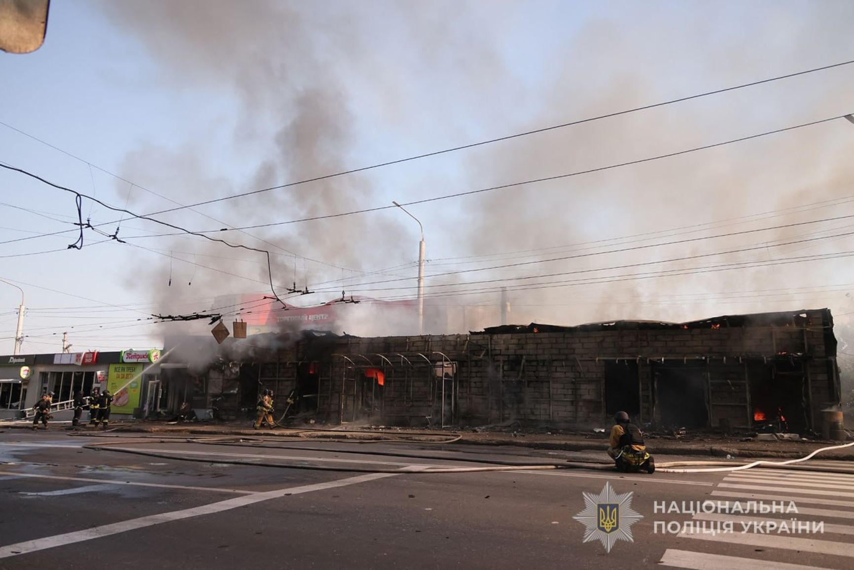 Последствия российского ракетного удара по Запорожью