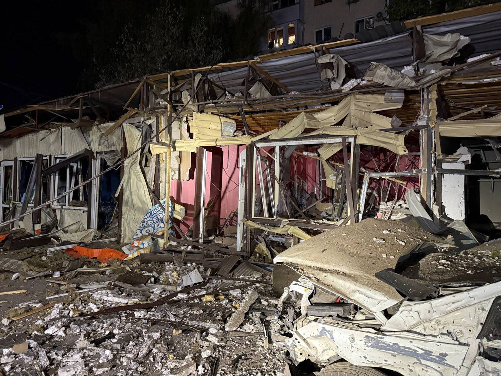 Последствия украинского налета на Батайск в Ростовской области